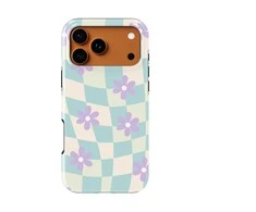 Voltuna Dėklas „Spring Blossom Check“ su MagSafe Apple iPhone 13-17 modeliams