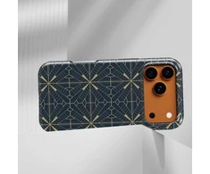 Voltuna Dėklas „Starlight Geometric Grid“ su MagSafe Apple iPhone 13-17 modeliams