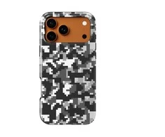 Voltuna Dėklas „Static Snow Camo“ su MagSafe Apple iPhone 13-17 modeliams