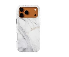 Voltuna Dėklas „Subtle Carrara Marble“ su MagSafe Apple iPhone 13-17 modeliams