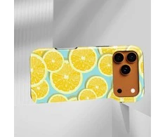 Voltuna Dėklas „Summer Citrus Slices“ su MagSafe Apple iPhone 13-17 modeliams
