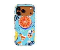Voltuna Dėklas „Summer Citrus Splash“ su MagSafe Apple iPhone 13-17 modeliams