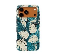 Voltuna Dėklas „Teal &amp; Kreminis Tropics“ su MagSafe Apple iPhone 13-17 modeliams