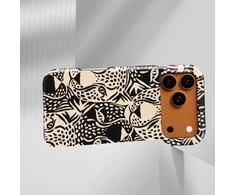 Voltuna Dėklas „Tribal Faces Collage“ su MagSafe Apple iPhone 13-17 modeliams