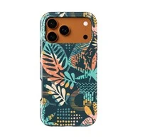 Voltuna Dėklas „Tropical Noir Garden“ su MagSafe Apple iPhone 13-17 modeliams