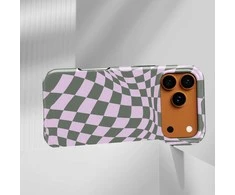 Voltuna Dėklas „Twilight Flow Check“ su MagSafe Apple iPhone 13-17 modeliams