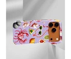 Voltuna Dėklas „Vandenyno Krabas &amp; Citrusų Puota“ su MagSafe Apple iPhone 13-17 modeliams