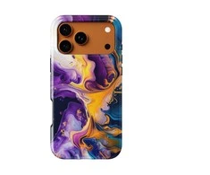 Voltuna Dėklas „Violet Inferno Flow“ su MagSafe Apple iPhone 13-17 modeliams