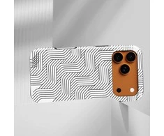 Voltuna Dėklas „Wavy Line Distortion“ su MagSafe Apple iPhone 13-17 modeliams