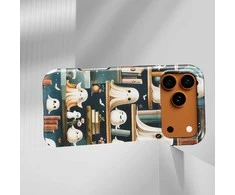 Voltuna Dėklas „Whispering Ghosts in the Library“ su MagSafe Apple iPhone 13-17 modeliams