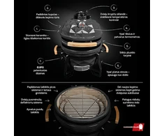Kamado Club KAMADOCLUB JUNIOR KEPSNINĖ, PILKA