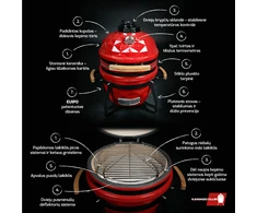 Kamado Club KAMADOCLUB JUNIOR KEPSNINĖ, RAUDONA