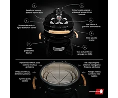 Kamado Club KAMADOCLUB JUNIOR KEPSNINĖ, JUODA