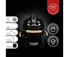 Kamado Club KAMADOCLUB JUNIOR KEPSNINĖ, JUODA