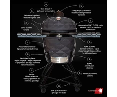 KAMADOCLUB PRO 2 PREMIUM+ KEPSNINĖ, PILKA