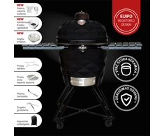 Kamado Club KAMADOCLUB PRO 2 PREMIUM+ KEPSNINĖ, JUODA