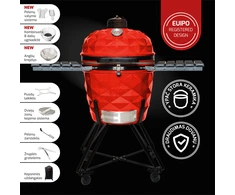 Kamado Club KAMADOCLUB PRO 2 PREMIUM+ KEPSNINĖ, RAUDONA
