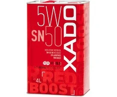 XADO 5W-50 SN Raudonas BOOST 4L