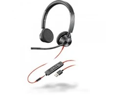 Hewlett Packard (HP) Laidinės ausinės Jack 3,5 mm / USB A Poly Blackwire C3325 juodas