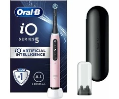 Dantų šepetėlis Oral-B iO 5 rožinė + etui