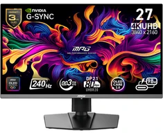 Monitorius MSI MPG 272URX - 240Hz | 4K | 26.5'' | Tandem QD OLED | 0.03ms
