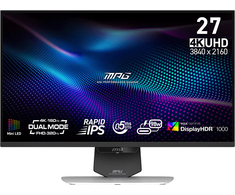 Monitorius MSI MPG 274URDFW E16M, baltos spalvos