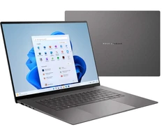 Nešiojamas kompiuteris ASUS ZenBook S16 OLED UM5606GA-SR323W – Ryzen AI 7 445 | 16 col. 3K jutiklinis ekranas | 120 Hz | 16 GB | 1 TB | „Windows 11 Home“ | Pilkas