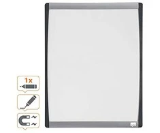 Nobo Nabo tablica suchościeralna su zaokrągloną ramą 355x280 mm balta