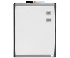 Nobo Nabo tablica suchościeralna su zaokrągloną ramą 355x280 mm balta