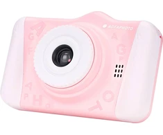 Vaikiškas skaitmeninis fotoaparatas AgfaPhoto Realikids Cam 2, rožinės spalvos