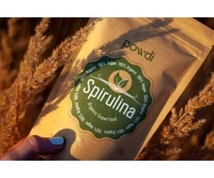 Powdi Ekologiška Spirulina tabletės, 600 g – didelė pakuotė baltymams, energijai ir imunitetui, ekologiškas maisto papildas sportuojantiems