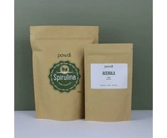 Powdi Rinkinys su spirulina tabletėmis (600 g) ir acerola (100 g) – didelis rinkinys sportuojantiems ir aktyviems