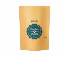 Powdi Spirulina ir Chlorella MIX tabletės, 450 g – didelė pakuotė organizmo valymui, imunitetui ir kasdienei energijai