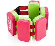 AQUA SPEED 5 Piece Swimming Belt Rožinė/Žalias
