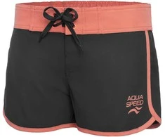 Aqua Speed AQUS SPEED Viki Women's Swimming Shorts Pilkas/Rožinė