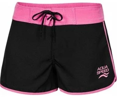 Aqua Speed AQUS SPEED Viki Women's Swimming Shorts Juodas/Rožinė