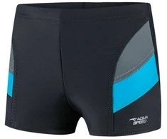 AQUA SPEED Boy's Andy Aquashorts Pilkas/Mėlyna