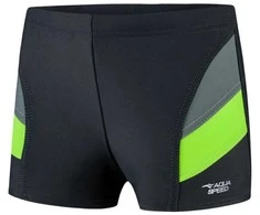 AQUA SPEED Boy's Andy Aquashorts Pilkas/Žalias