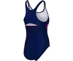 AQUA SPEED Girls Emily Swimsuit Navy/Rožinė