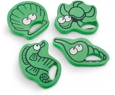 AQUA SPEED Kiddie Friends Foam Arm Floats Žalias