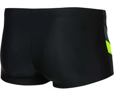 AQUA SPEED Men's Aron Boxer Juodas/Pilkas/Fluo Geltona