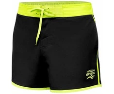 AQUA SPEED Men's Axel Swim Shorts Juodas/Geltona