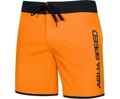 AQUA SPEED Men's Evan Swim Shorts Oranžinis