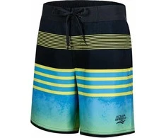 AQUA SPEED Men's Nolan Swim Shorts Pilkas/Žalias/Mėlyna