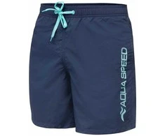AQUA SPEED Men's Owen Swim Shorts Navy