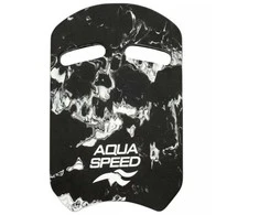 AQUA SPEED Swirl Kickboard Baltas/Juodas