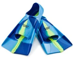 AQUA SPEED Training Fins Mėlyna/Lime Žalias/Navy