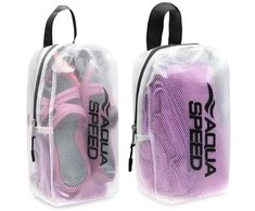 AQUA SPEED Wet Swimming Accessories Pouch Juodas/Transparent-3L