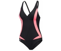 AQUA SPEED Women's Greta Swimsuit Juodas/Rožinė
