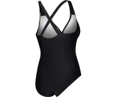 AQUA SPEED Women's Greta Swimsuit Juodas/Žalias
